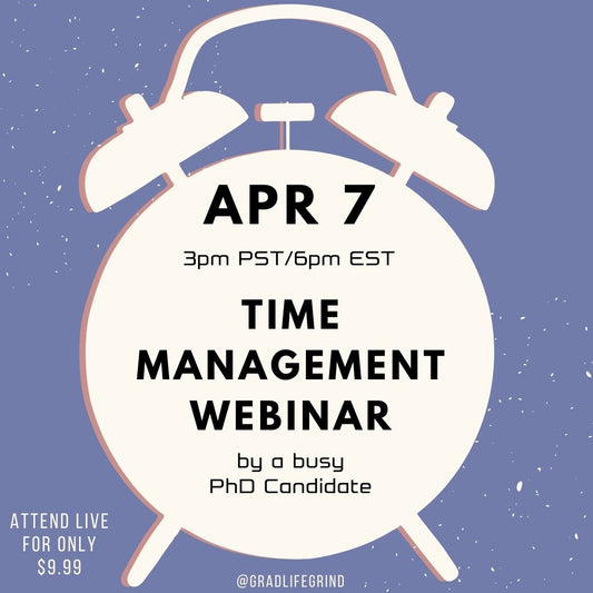 Time Management- Webinar
